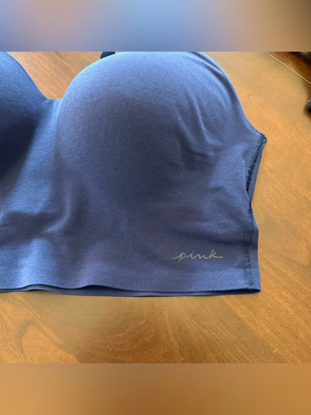 2 PINK Victoria’s Secret Wireless Lightly Lined Bra size large - Picture 5 of 10